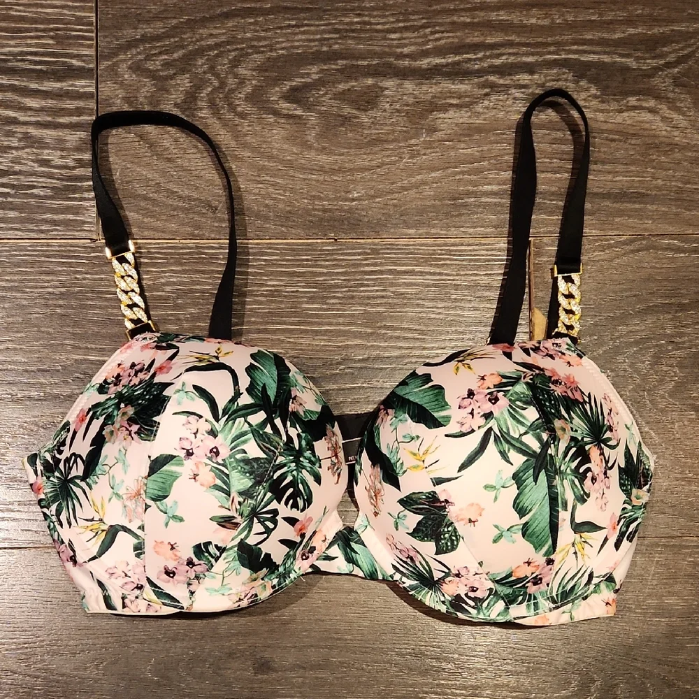 ❤️ NWOT! VICTORIA'S SECRET VERY SEXY PUSH-UP BRA IN ORCHID PARADISE, 38D - Picture 4 of 14
